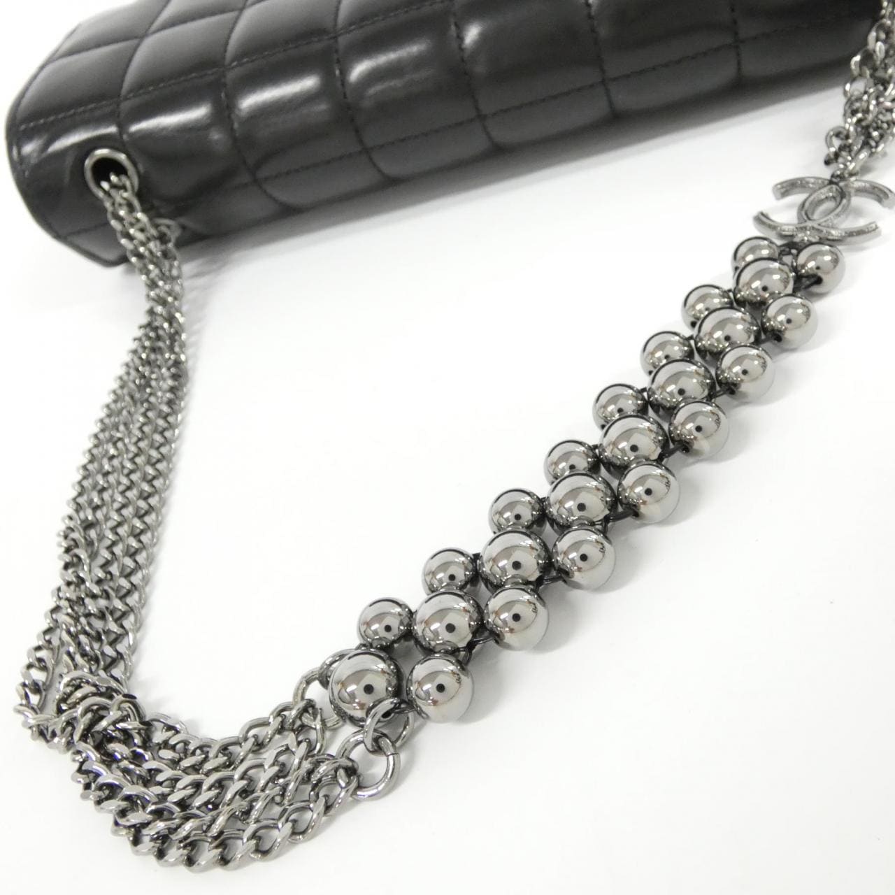 シャネル チョコバー ライン バッグ