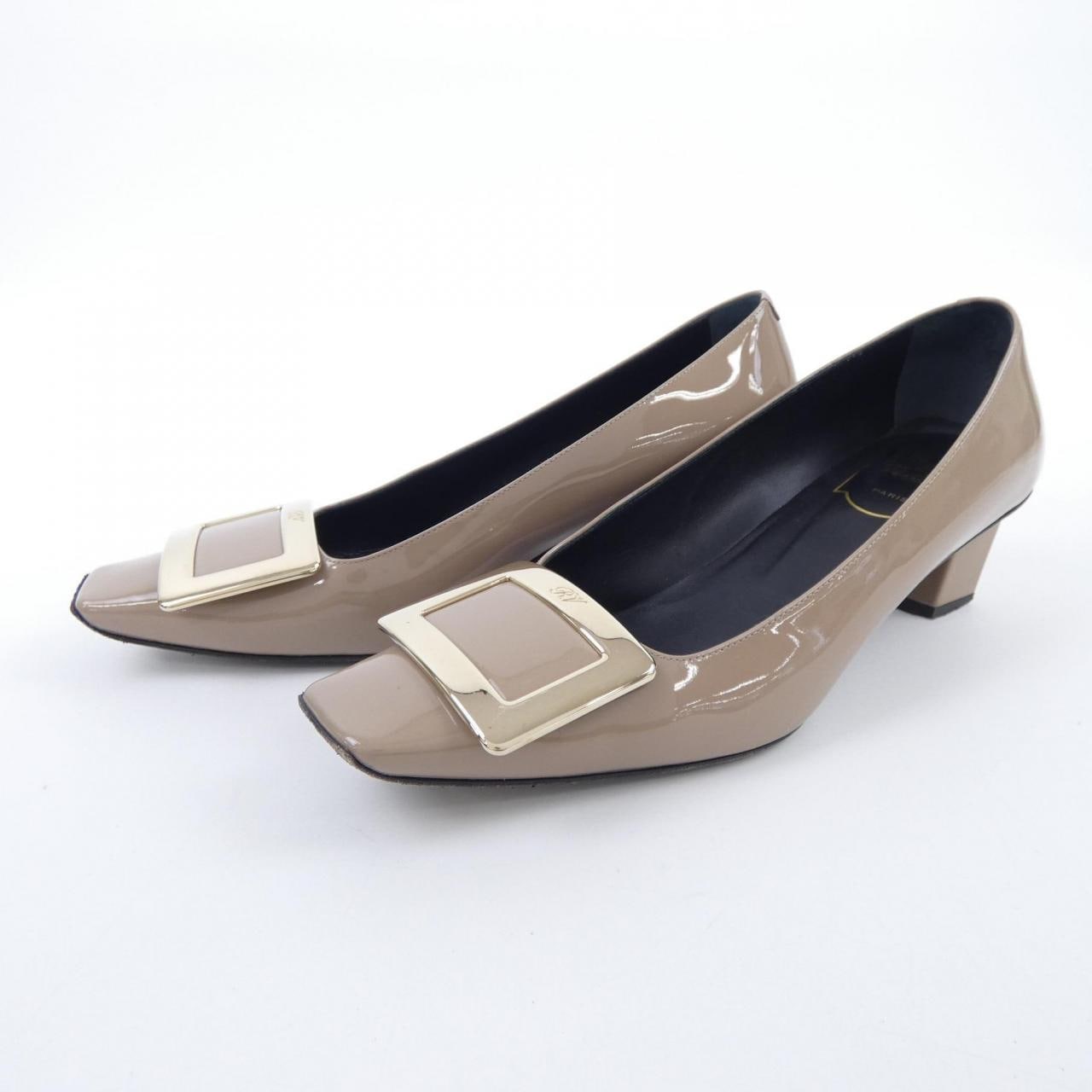 ロジェヴィヴィエ ROGER VIVIER ベル ヴィヴィエ パテントレザー パンプス