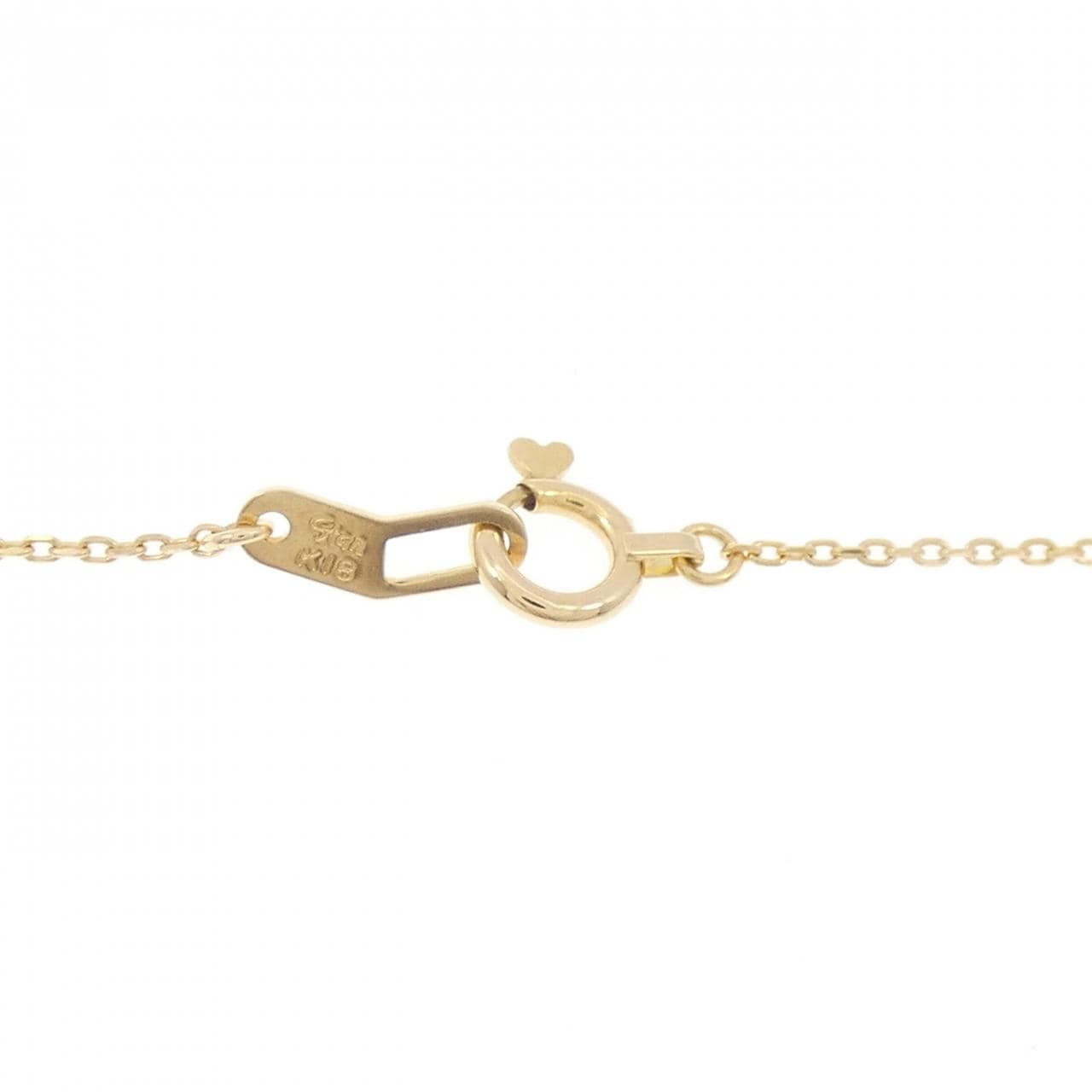 スタージュエリー ムーンセッティング ネックレス 0.10CT