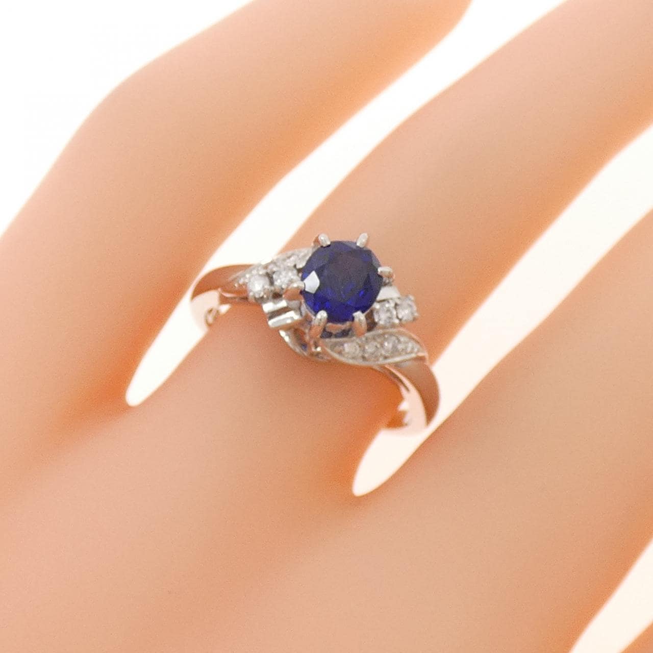 ミキモト サファイヤ リング 0.71CT
