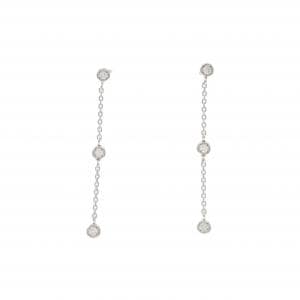 PT950/PT900 ダイヤモンド ピアス 0.08CT