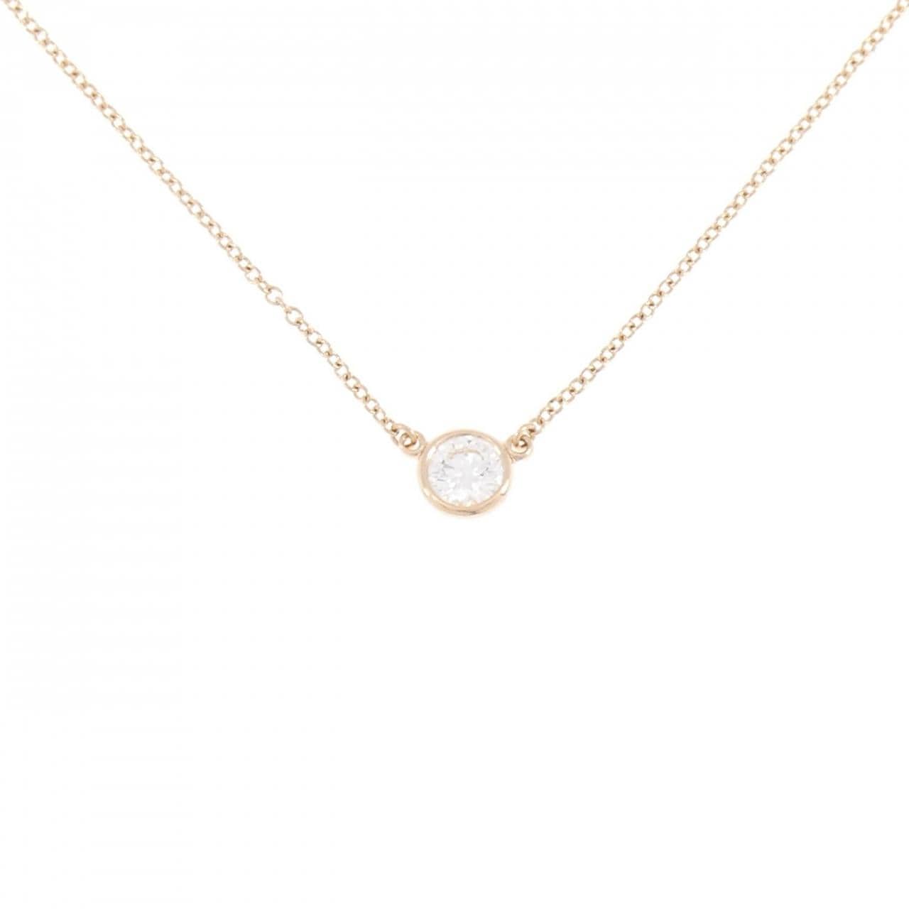 ティファニー バイザヤード ネックレス 0.27CT G IF 3EXT