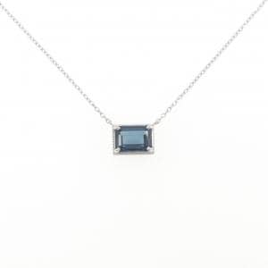 PT900/PT850 ブルートパーズ ネックレス 1.11CT