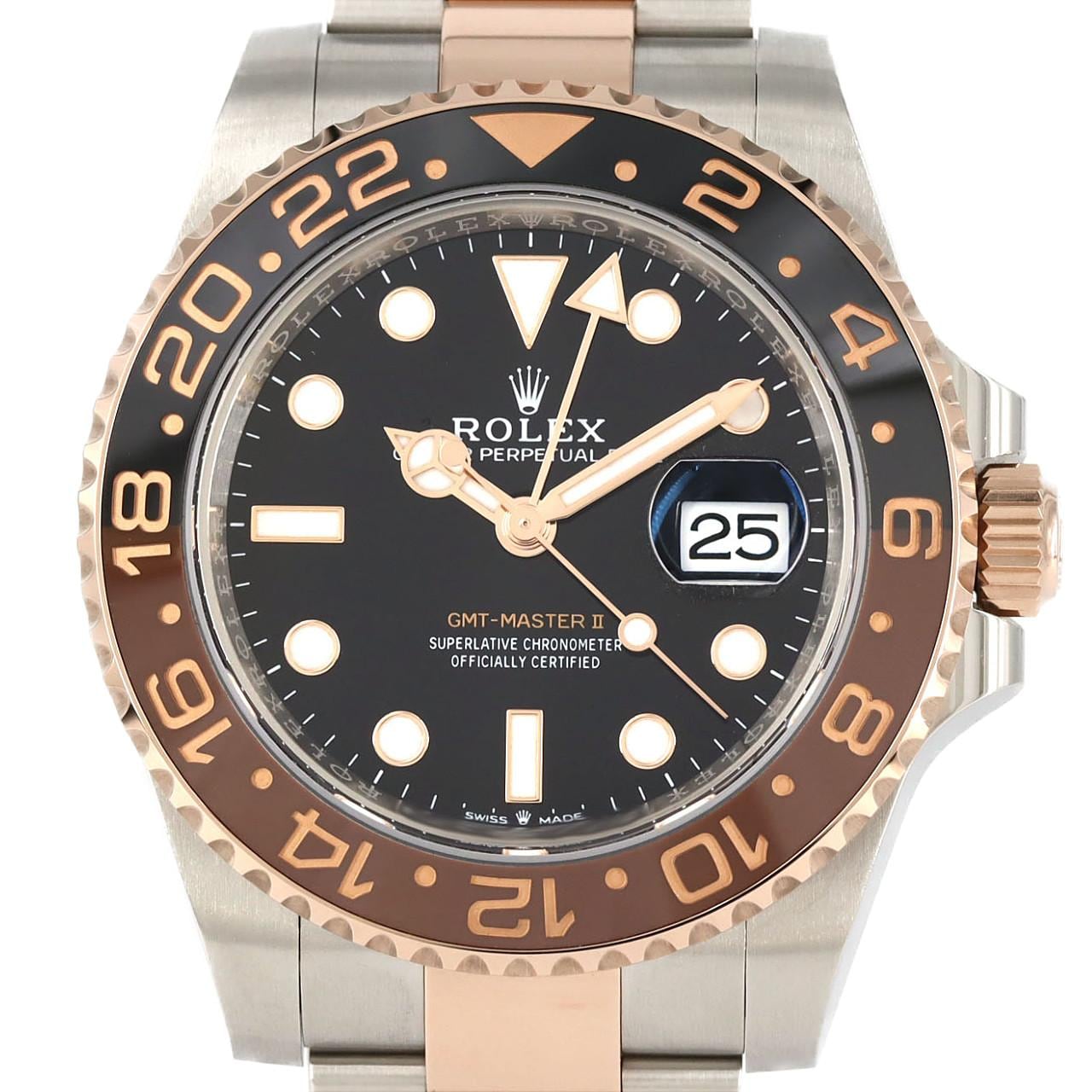 ロレックス GMTマスターⅡ 126711CHNR SSxPG 自動巻 ランダム番