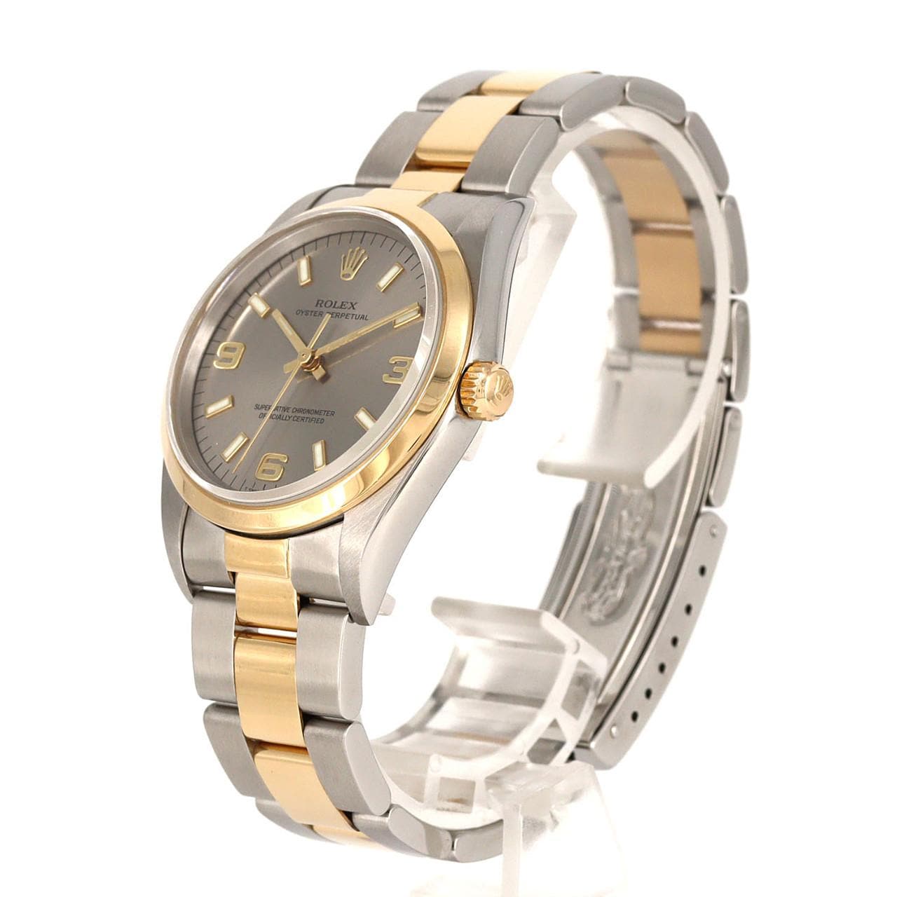 ロレックス オイスターパーペチュアル 14203 SSxYG 自動巻 P番