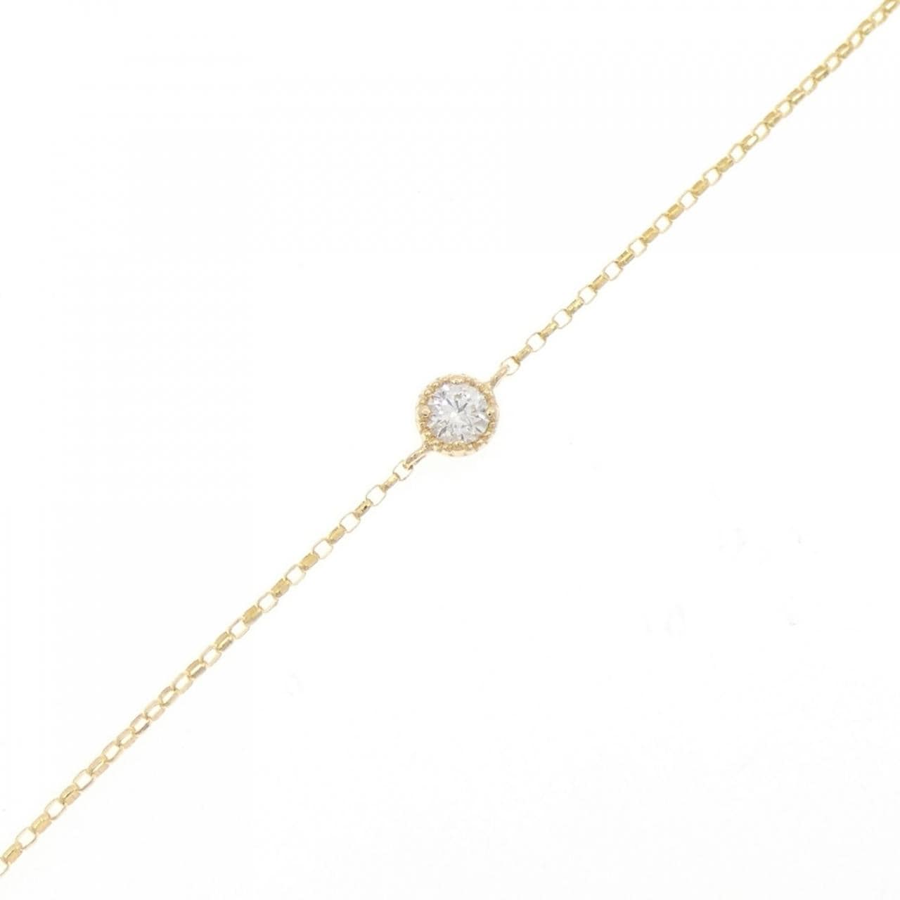 K18YG ダイヤモンド ブレスレット 0.08CT