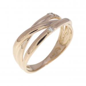 K18PG ダイヤモンド リング 0.03CT