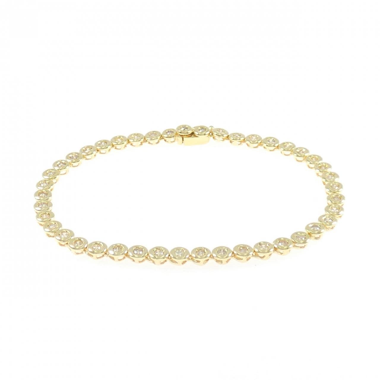 K18YG ダイヤモンド ブレスレット 1.00CT