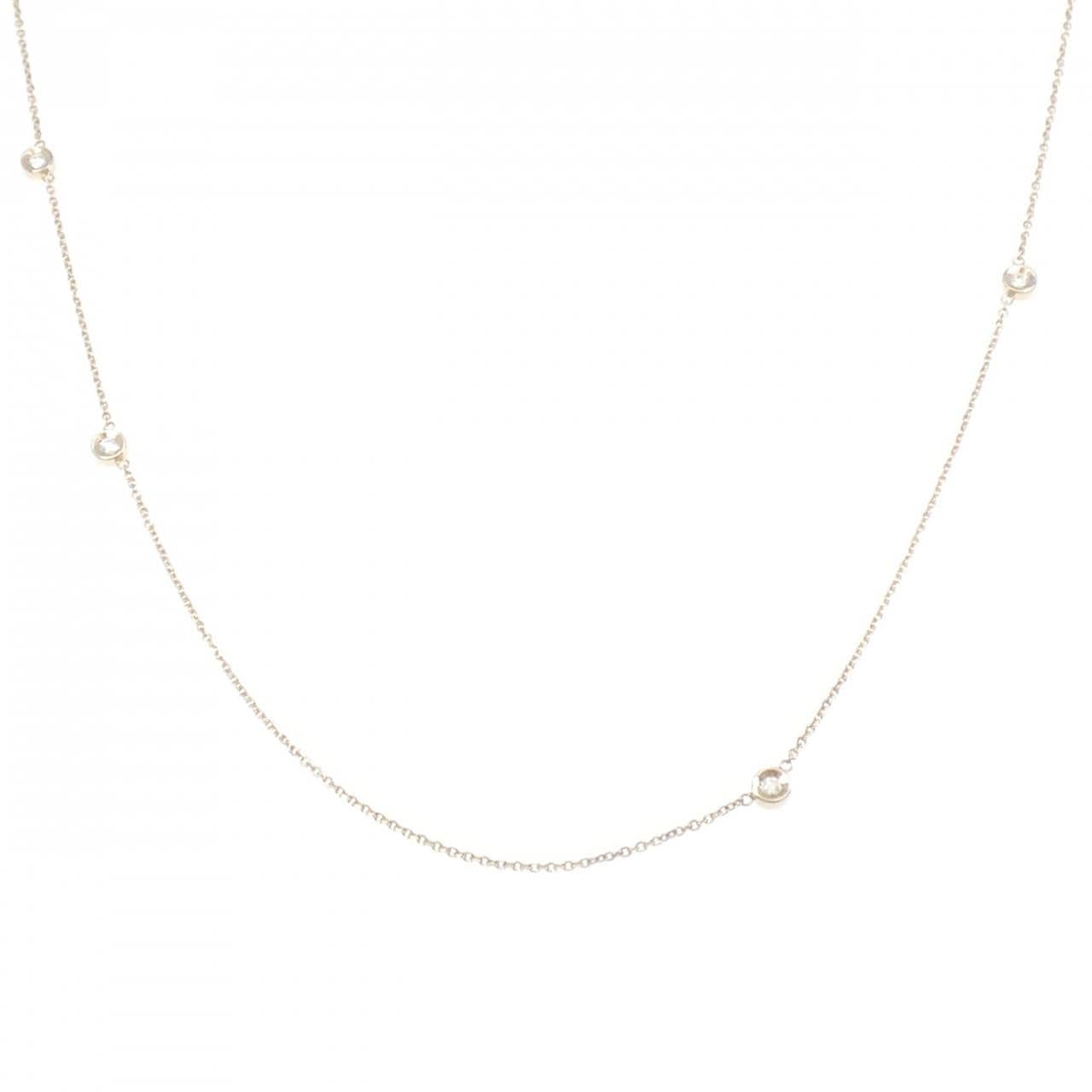 K18PG ダイヤモンド ネックレス 0.40CT