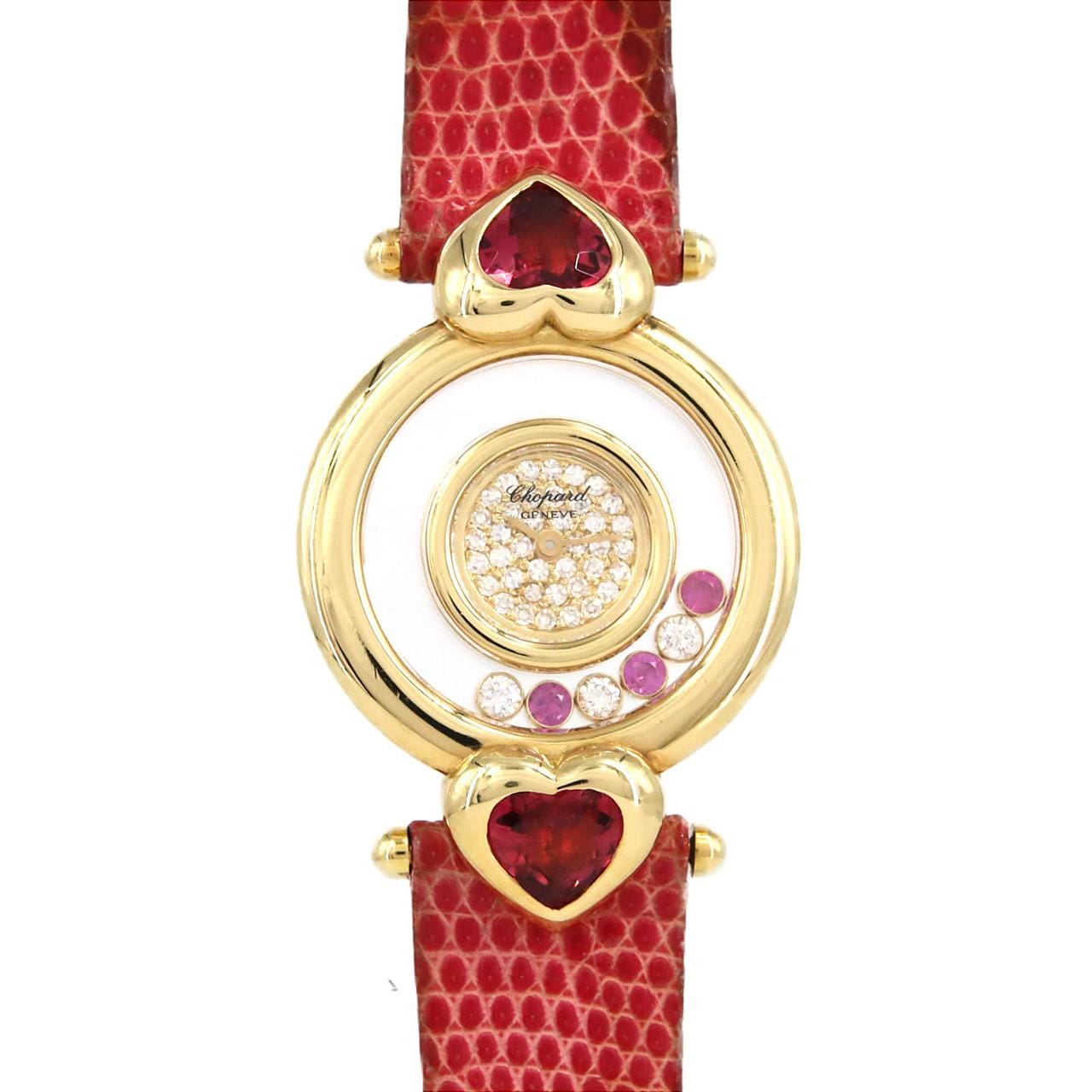 【ノーメンテナンス特価】ショパール ハッピーダイヤモンド YG･3P&3PS 20/5731-26 YG クォーツ