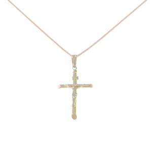 K18YG クロス ネックレス