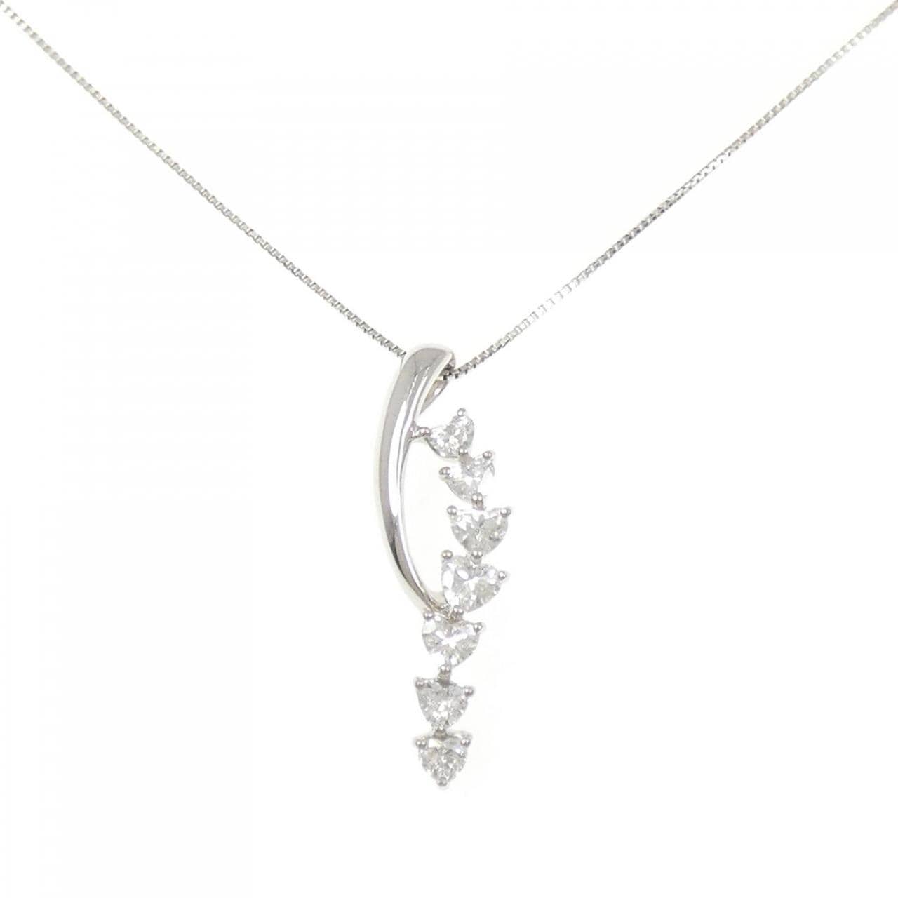 PT900/PT850 ダイヤモンド ネックレス 0.56CT