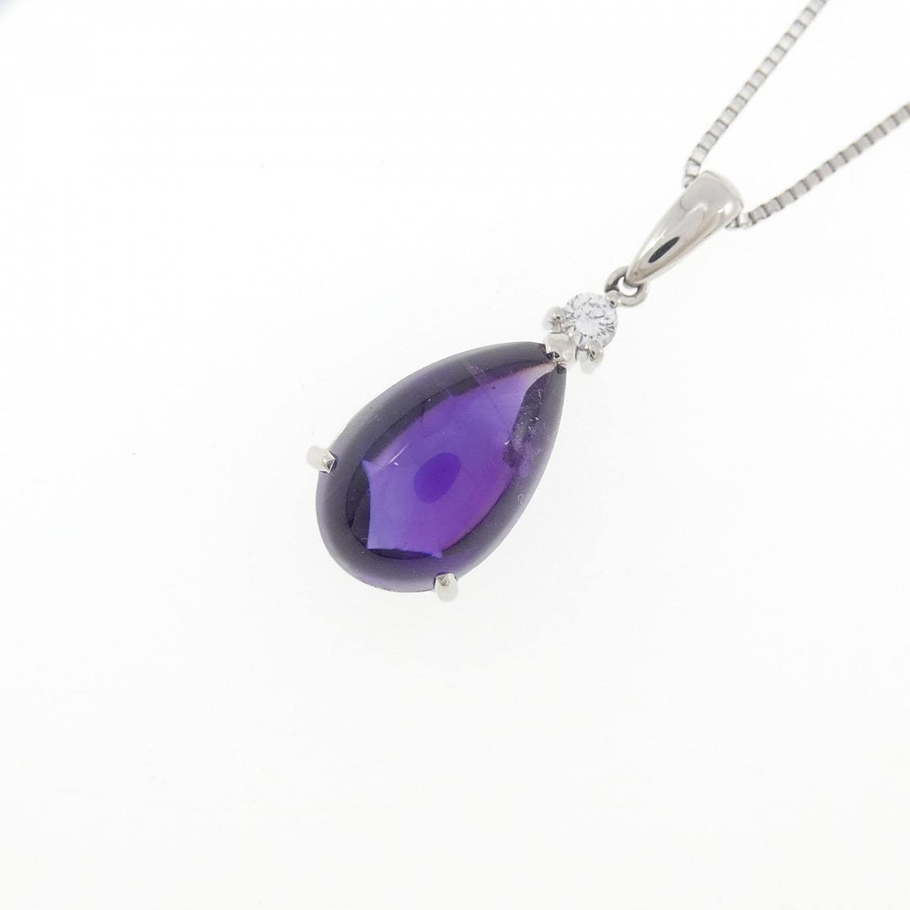 PT900/PT850 アメジスト ネックレス 3.60CT