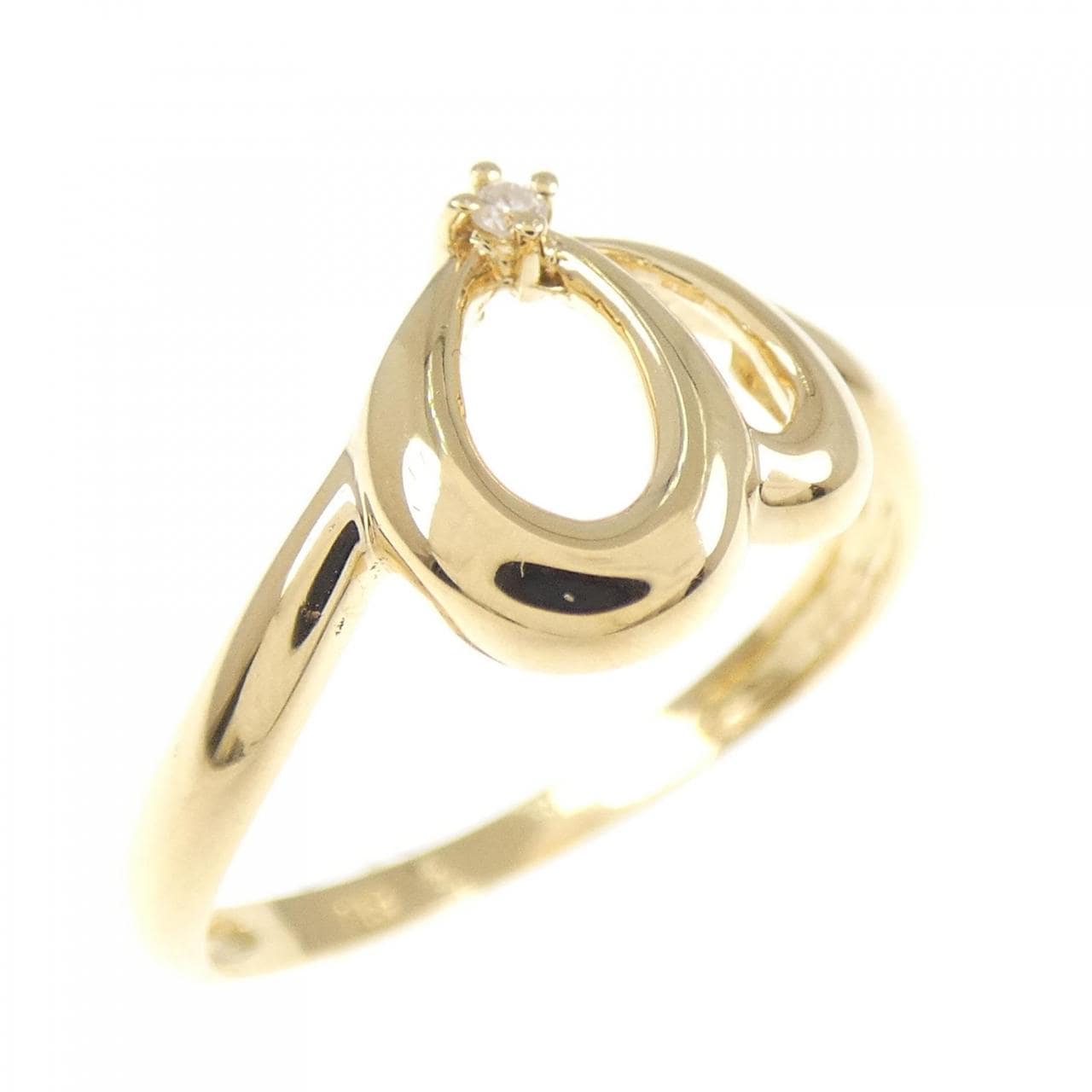 K18YG ダイヤモンド リング