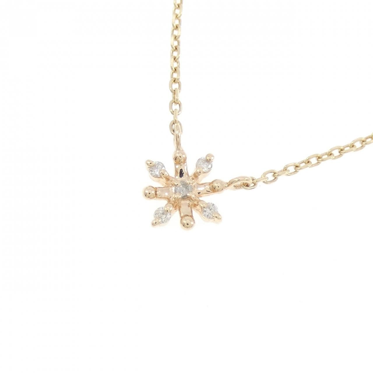 アガット ダイヤモンド ネックレス 0.03CT