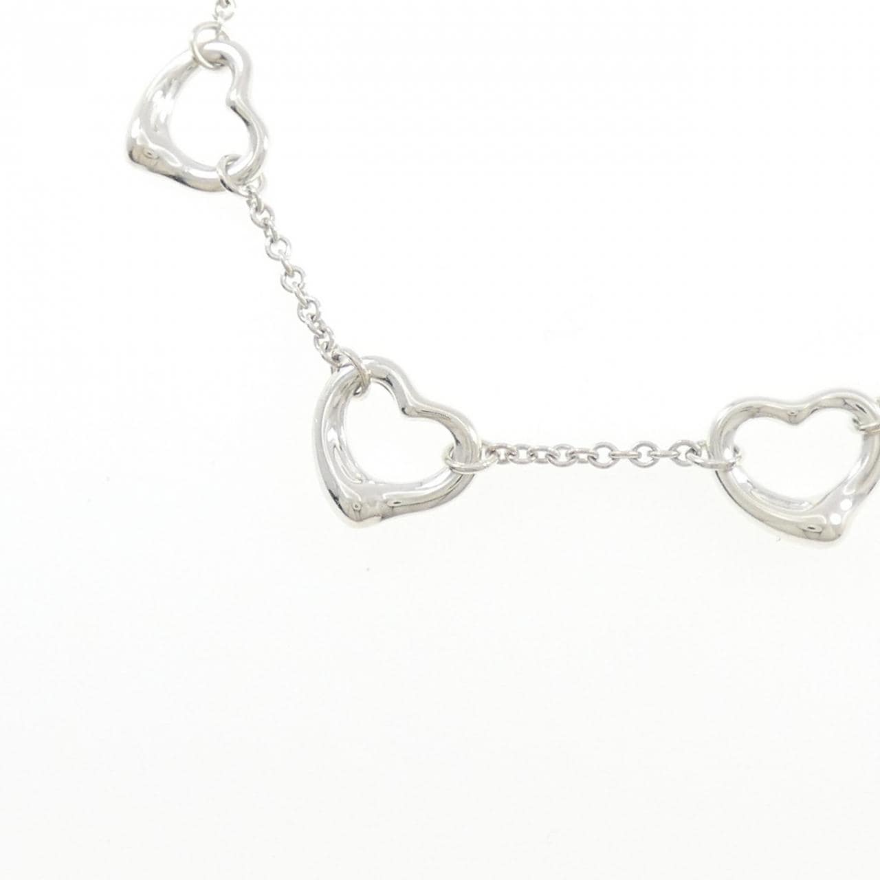 ティファニー オープンハート 5モチーフ ネックレス