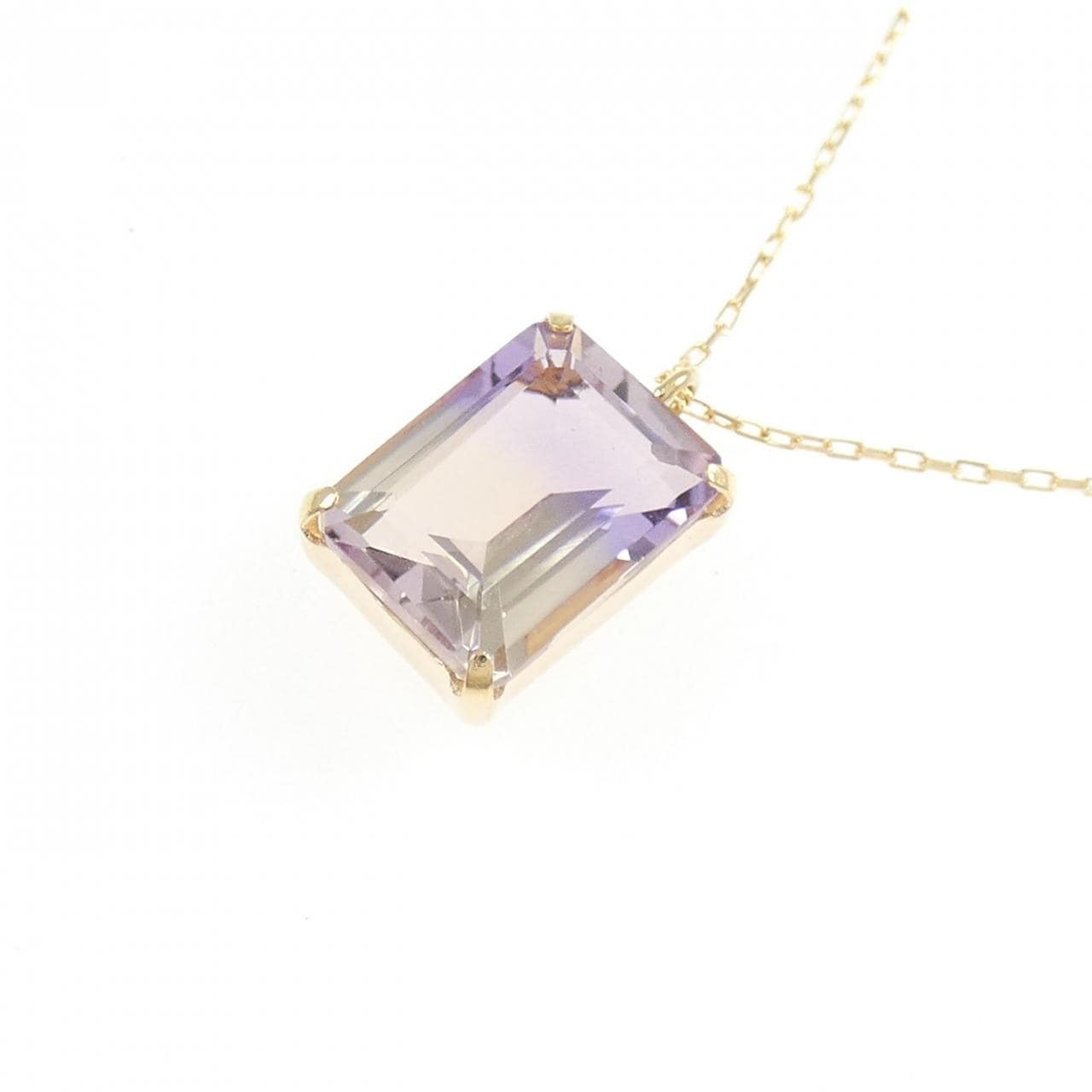K18YG アメトリン ネックレス 1.20CT