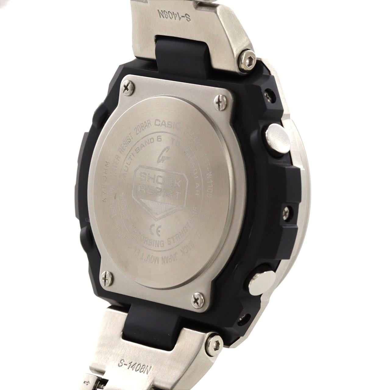 カシオ G-SHOK･Gスチール 電波時計 GST-W110D-1AJF SS ソーラークォーツ