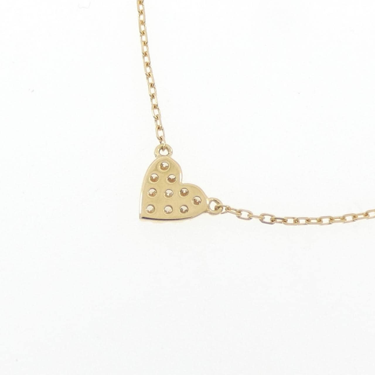 アーカー ハートパヴェ ネックレス 0.05CT