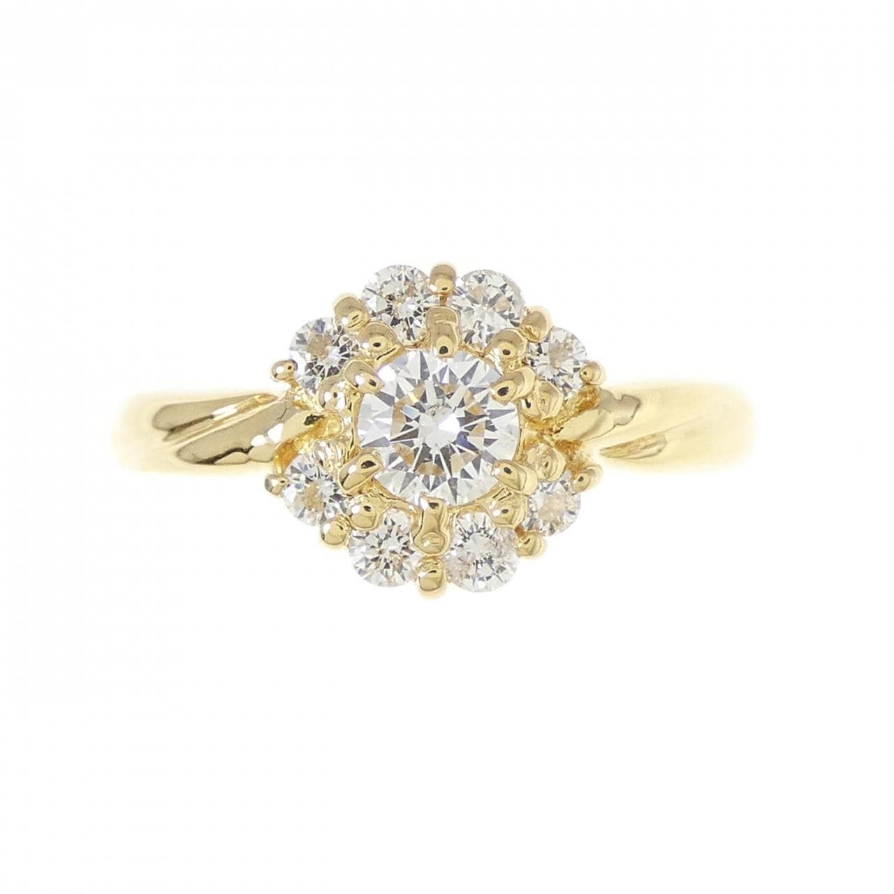 K18YG ダイヤモンド リング 0.50CT