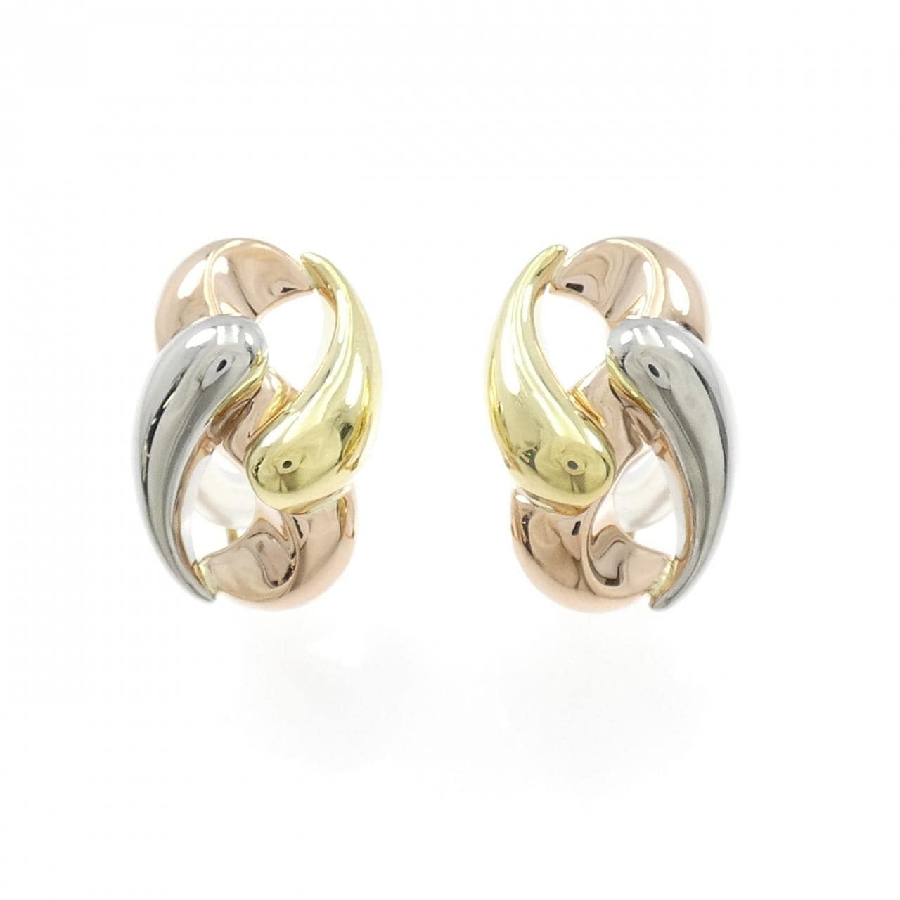 K18PG/PT900/K18YG イヤリング