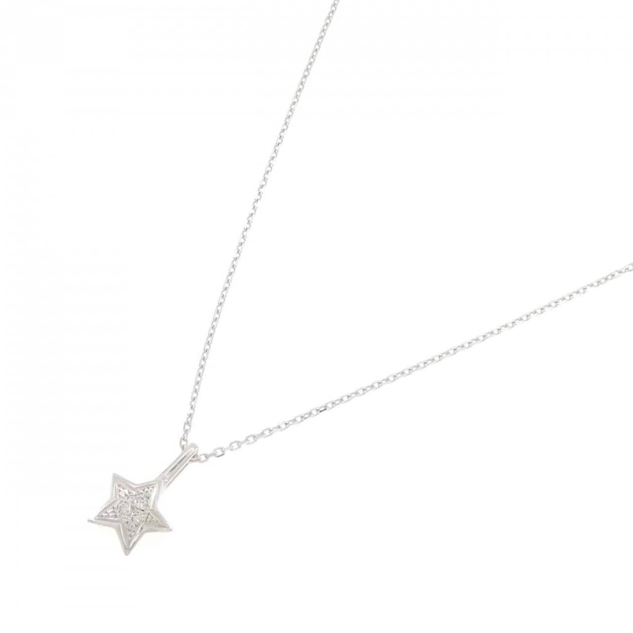 スタージュエリー スター ダイヤモンド ネックレス 0.02CT