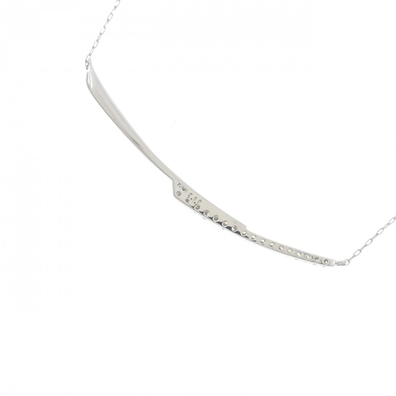 【新品】PT900/PT850 ダイヤモンド ネックレス 0.13CT