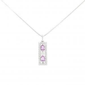 PT900/PT850 サファイヤ ネックレス 0.64CT