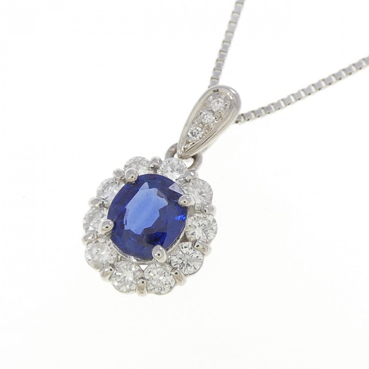 PT900/PT850 サファイヤ ネックレス 0.65CT