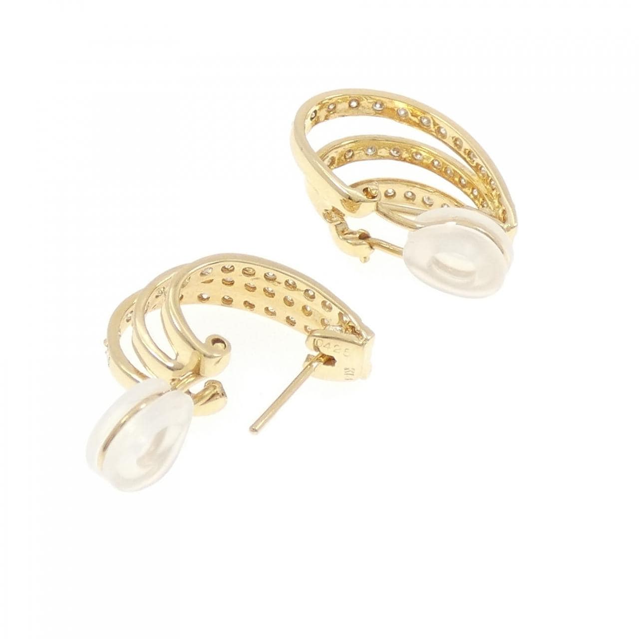 K18YG ダイヤモンド ピアス/イヤリング 0.85CT