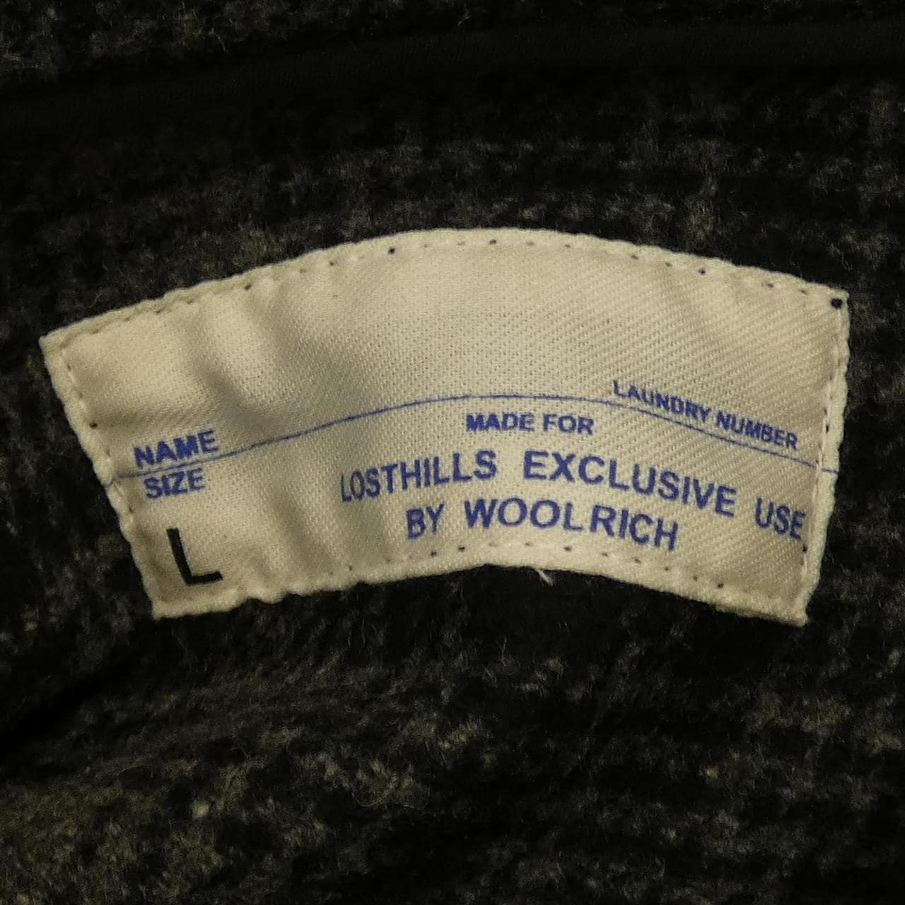 LOSTHILLS 2W5-8959WOOL RICH ブルゾン