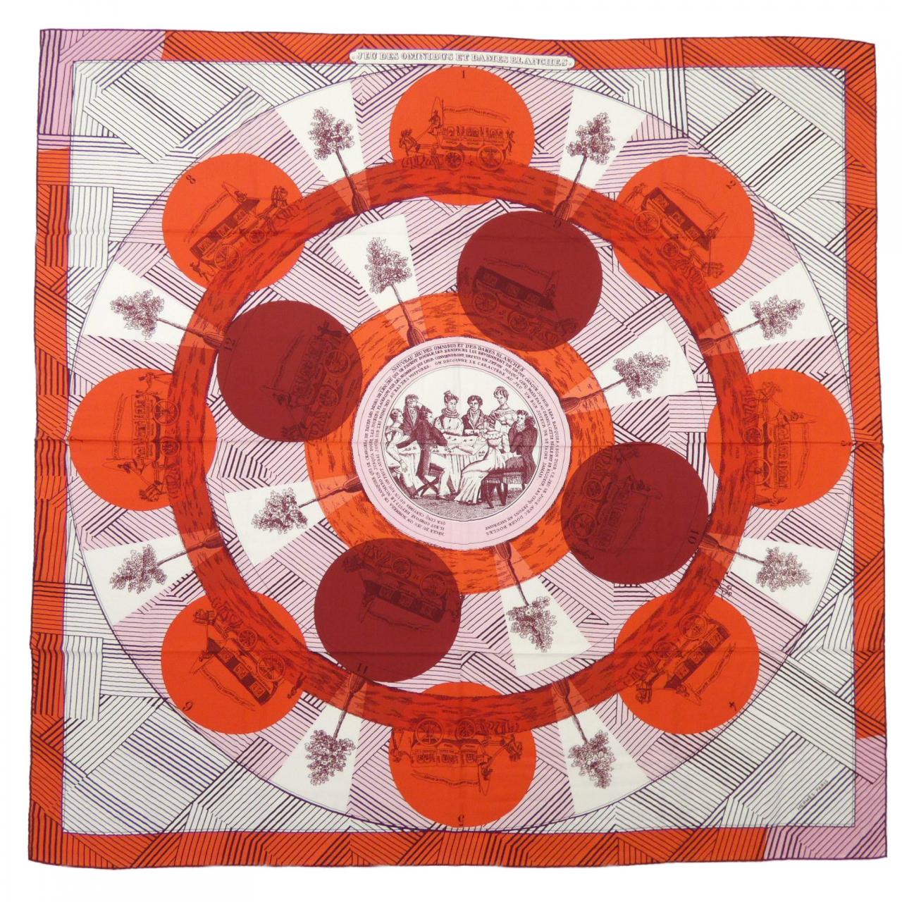 エルメス HERMES JEU DES OMNIBUS REMIX H243173S カレジェアン140 ショール