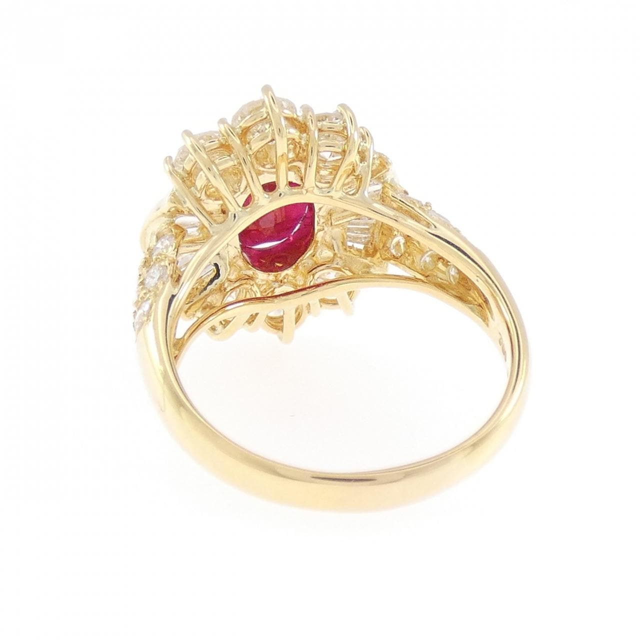 750YG ルビー リング 2.07CT タイ産