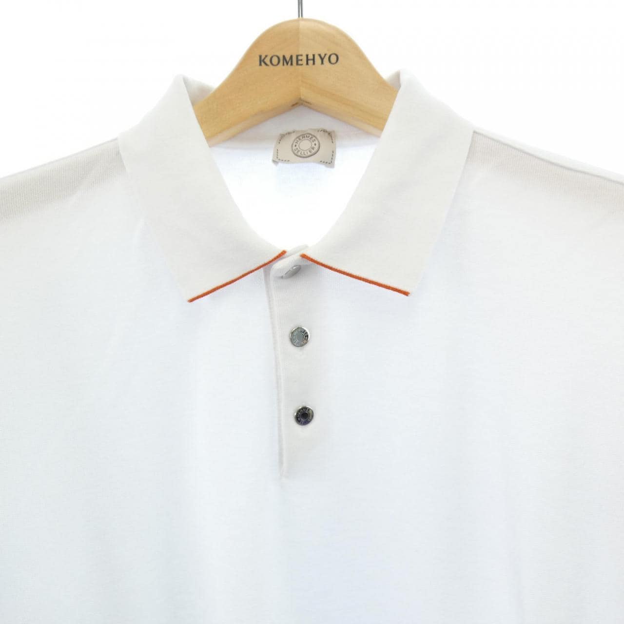 エルメス HERMES クルードセル メンズ H800271E ドゥブル･ジュー ポロシャツ