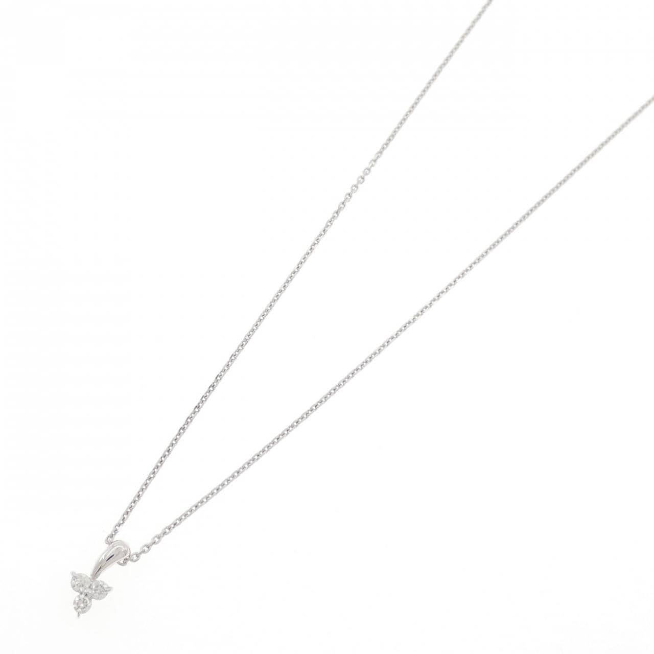 K10WG ダイヤモンド ネックレス 0.13CT