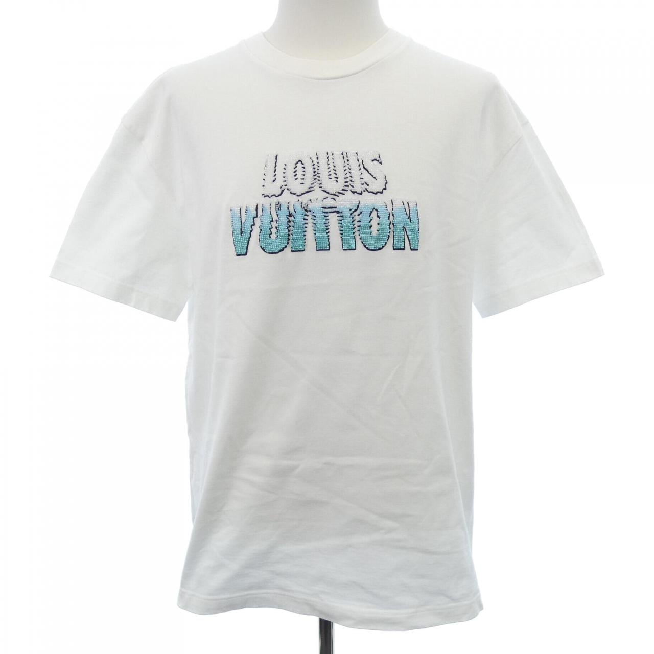ルイヴィトン LOUIS VUITTON エンブロイダードビーズコットンTシャツ HPY35WNPG Tシャツ