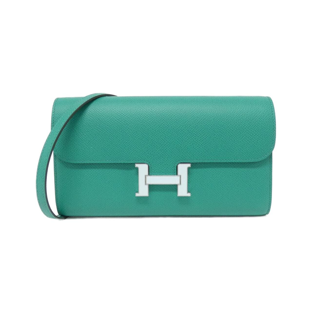 [未使用品] HERMES Constance Long to Go 080242CK 单肩钱包