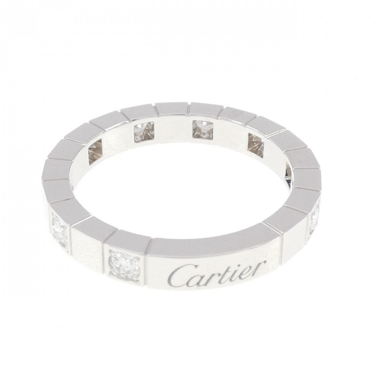 Cartier Lanieres half diamond ring