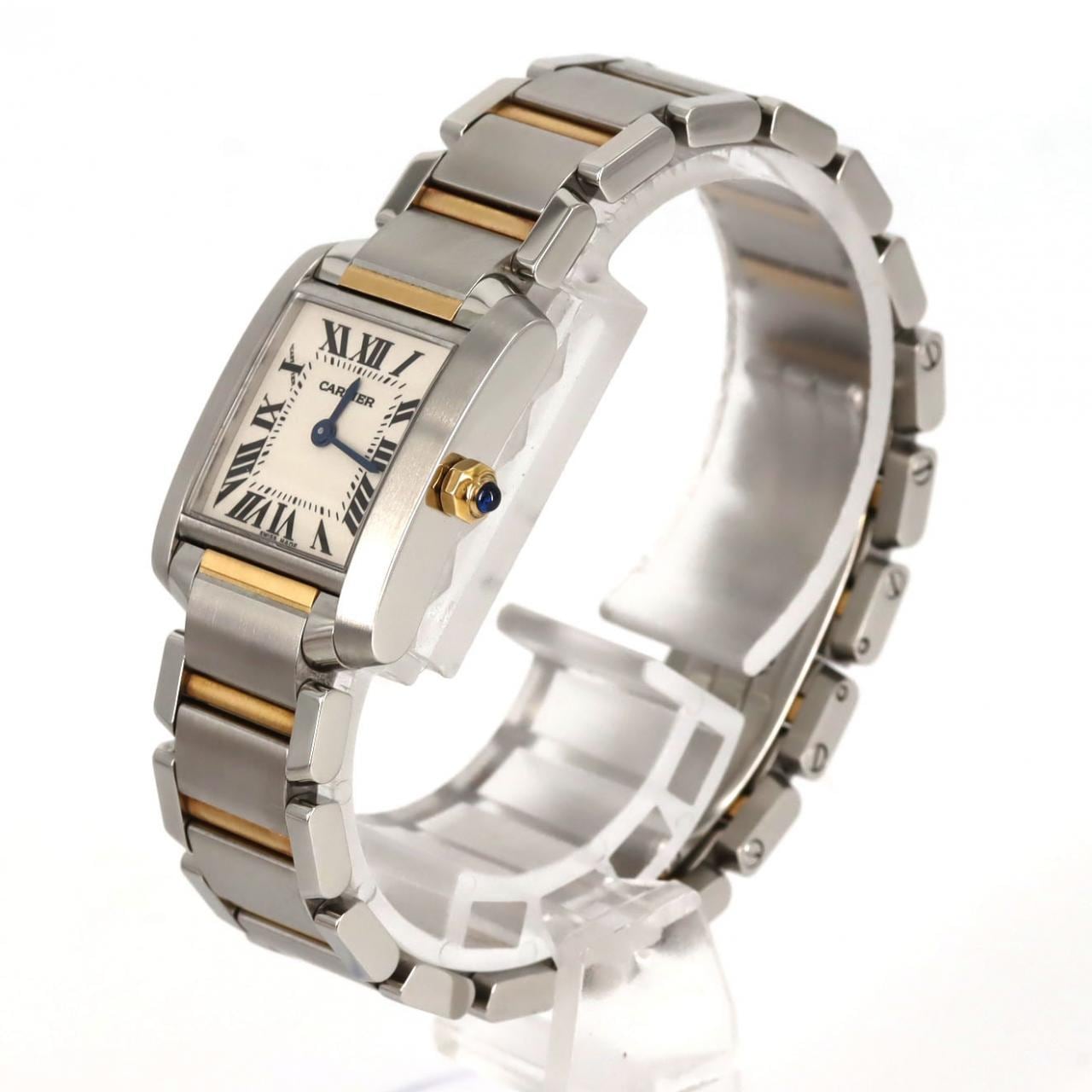 カルティエ タンクフランセーズSM コンビ W51007Q4 SSxYG クォーツ
