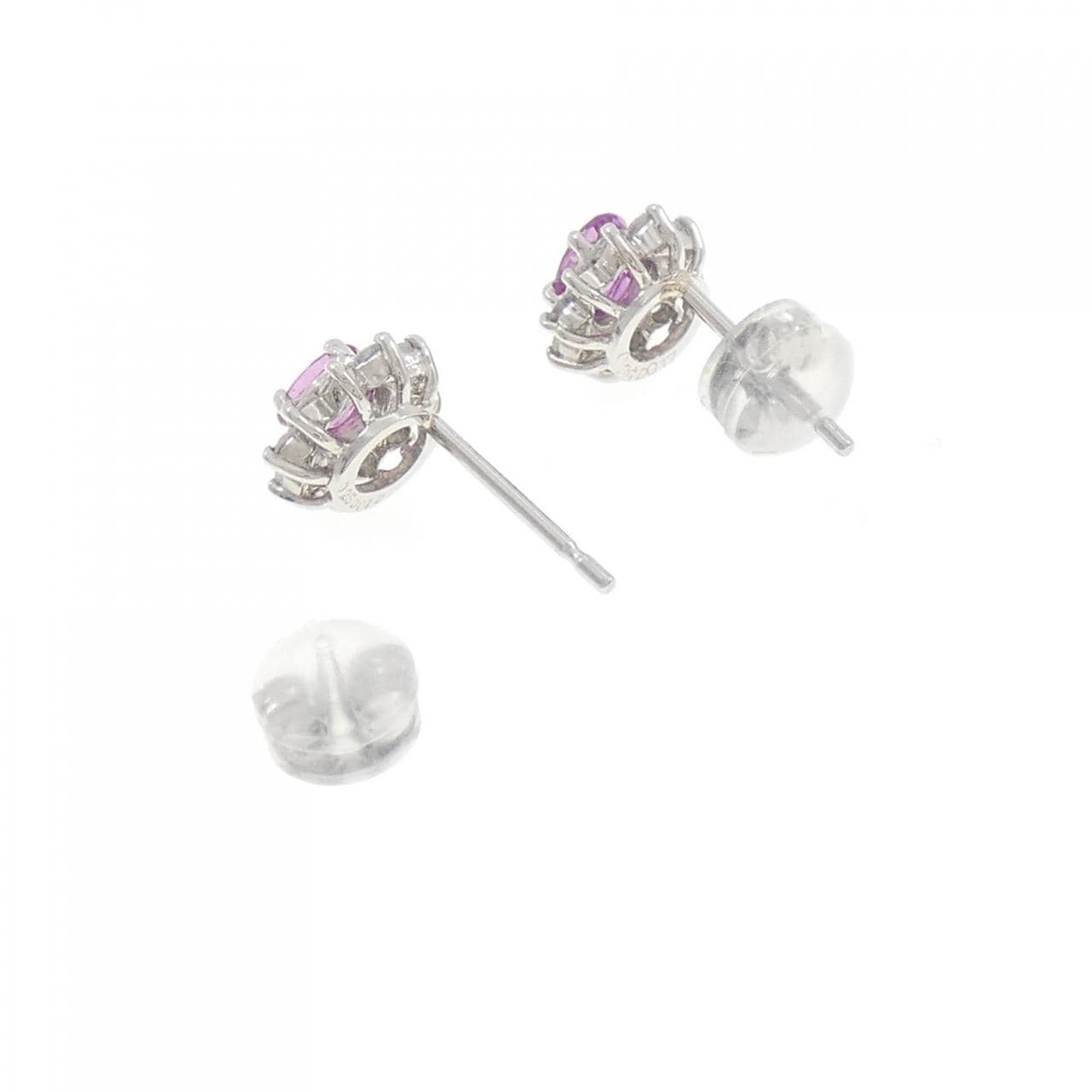 PT850/PT900 Sapphire Earrings 0.60CT
