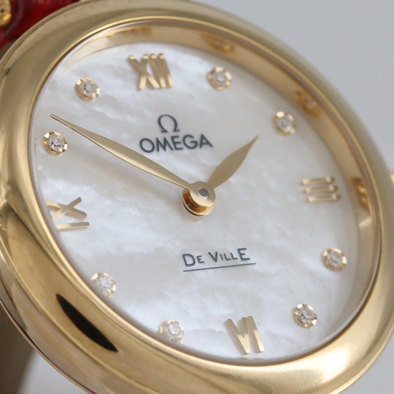 [新品] 欧米茄 De Ville Prestige Dewdrop YG 8P 424.53.27.60.55.001 黄金石英