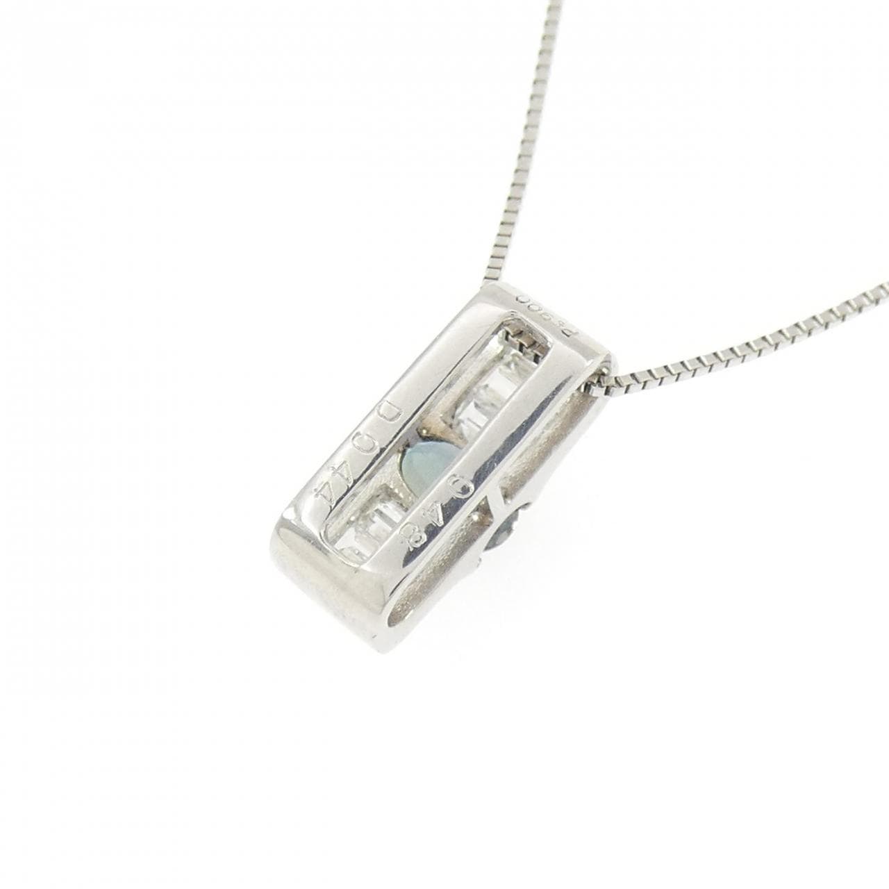 PT900/PT850 アレキサンドライト ネックレス 0.48CT