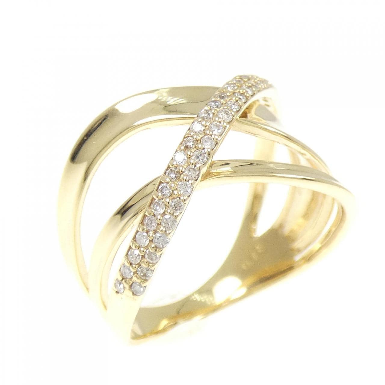 K18YG ダイヤモンド リング 0.18CT