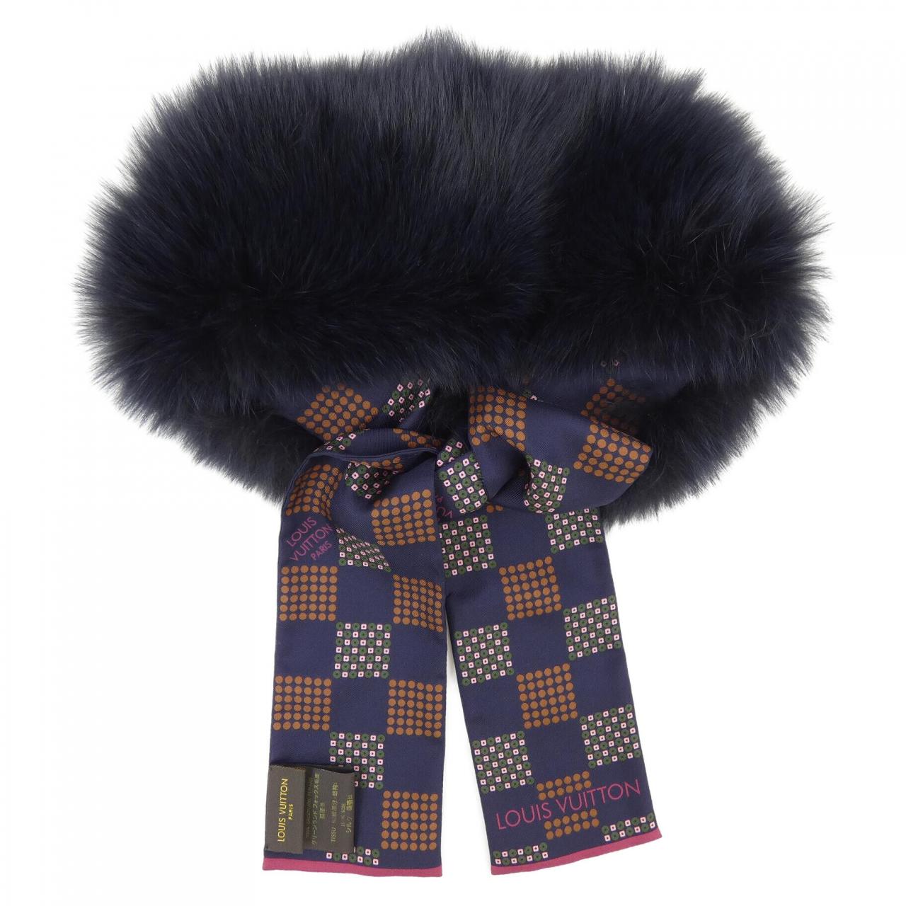 ルイヴィトン LOUIS VUITTON バンドー フリュール ダミエ M75041 MUFFLER