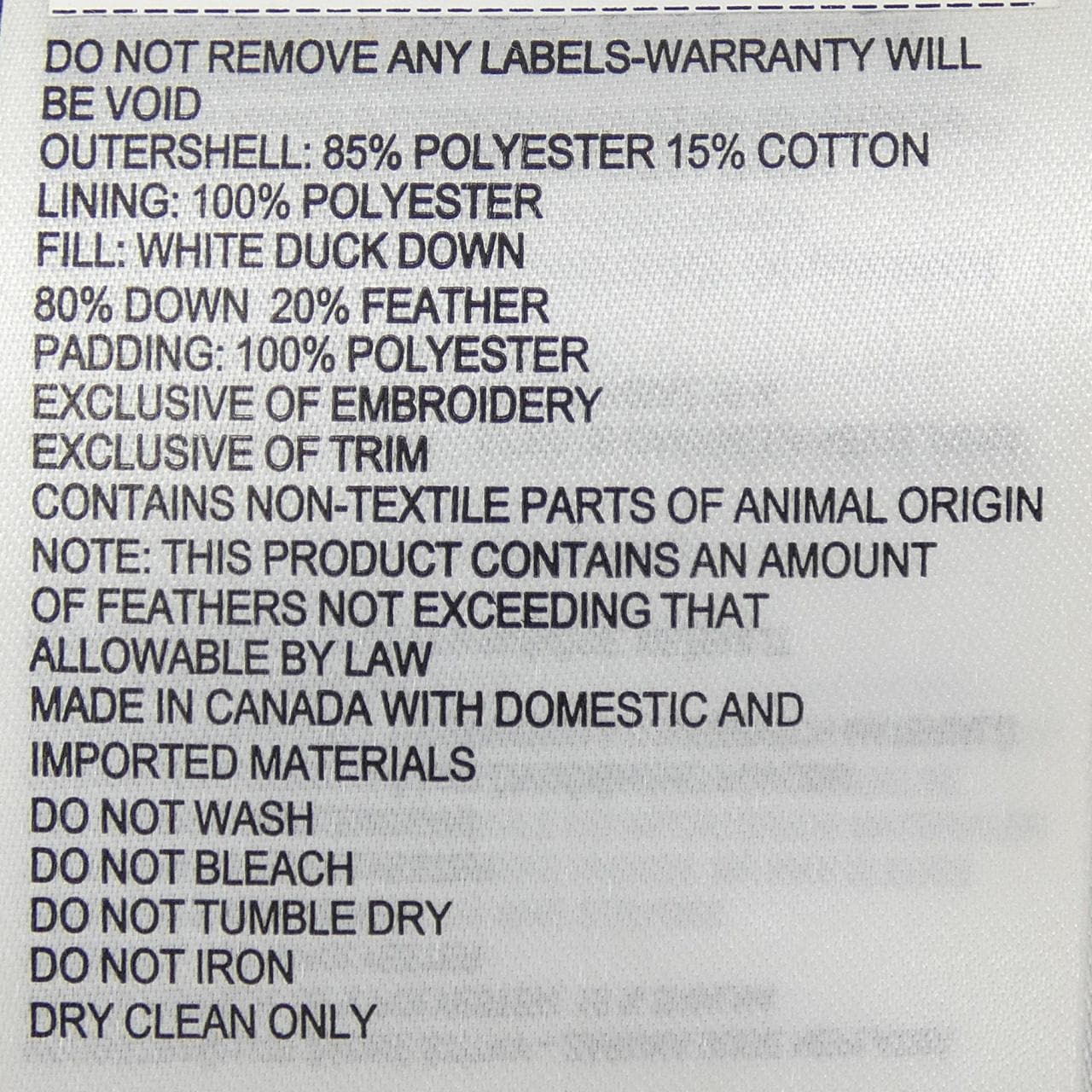 カナダグース CANADA GOOSE BLACK LABEL 3804MB MACMILLAN マクミラン ダウンジャケット