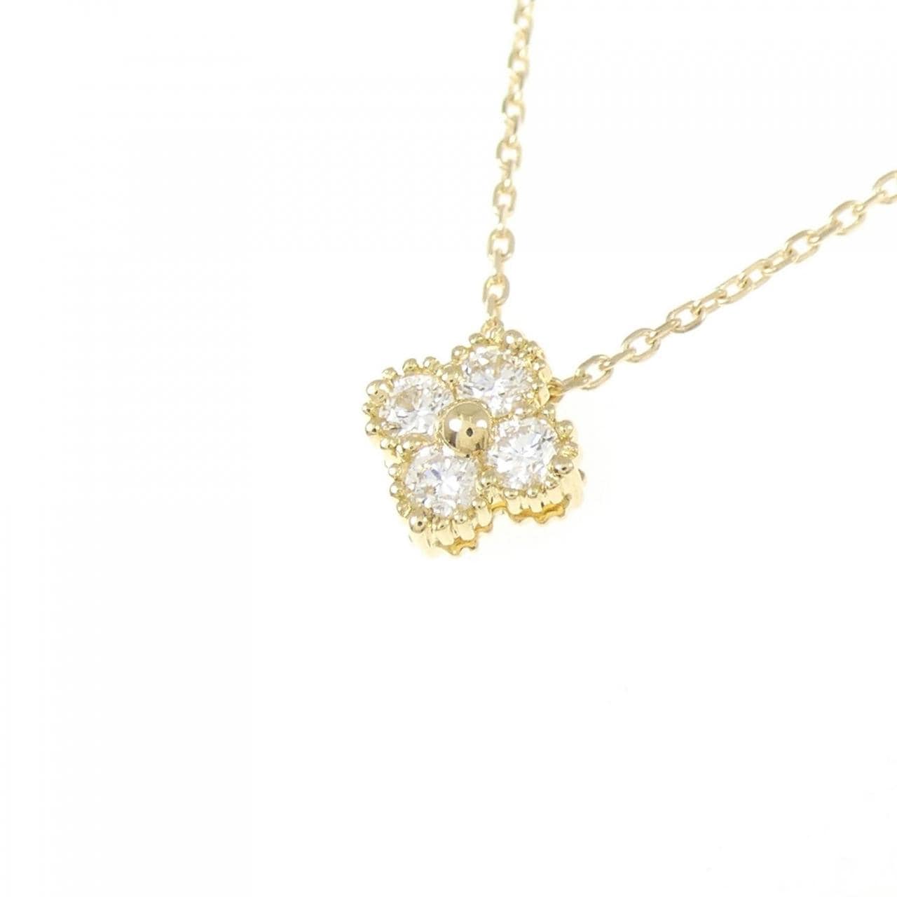 K10YG ダイヤモンド ネックレス