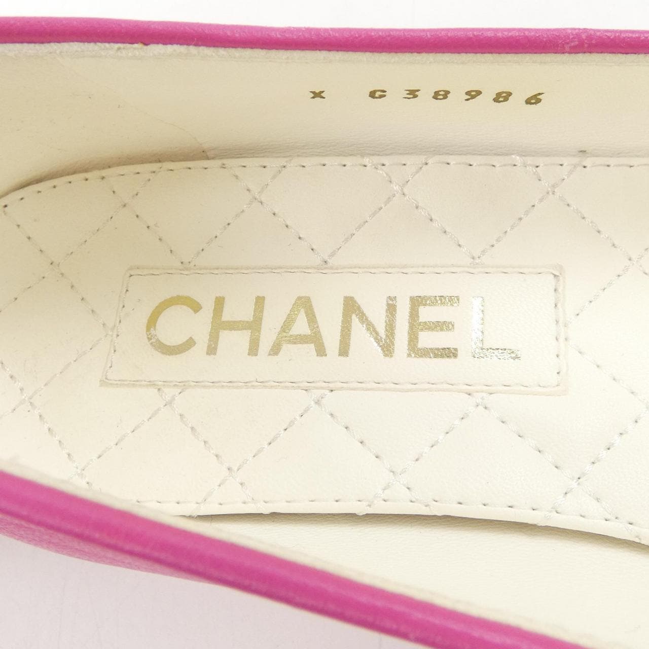シャネル CHANEL バレリーナ G38986Y55859 フラットシューズ