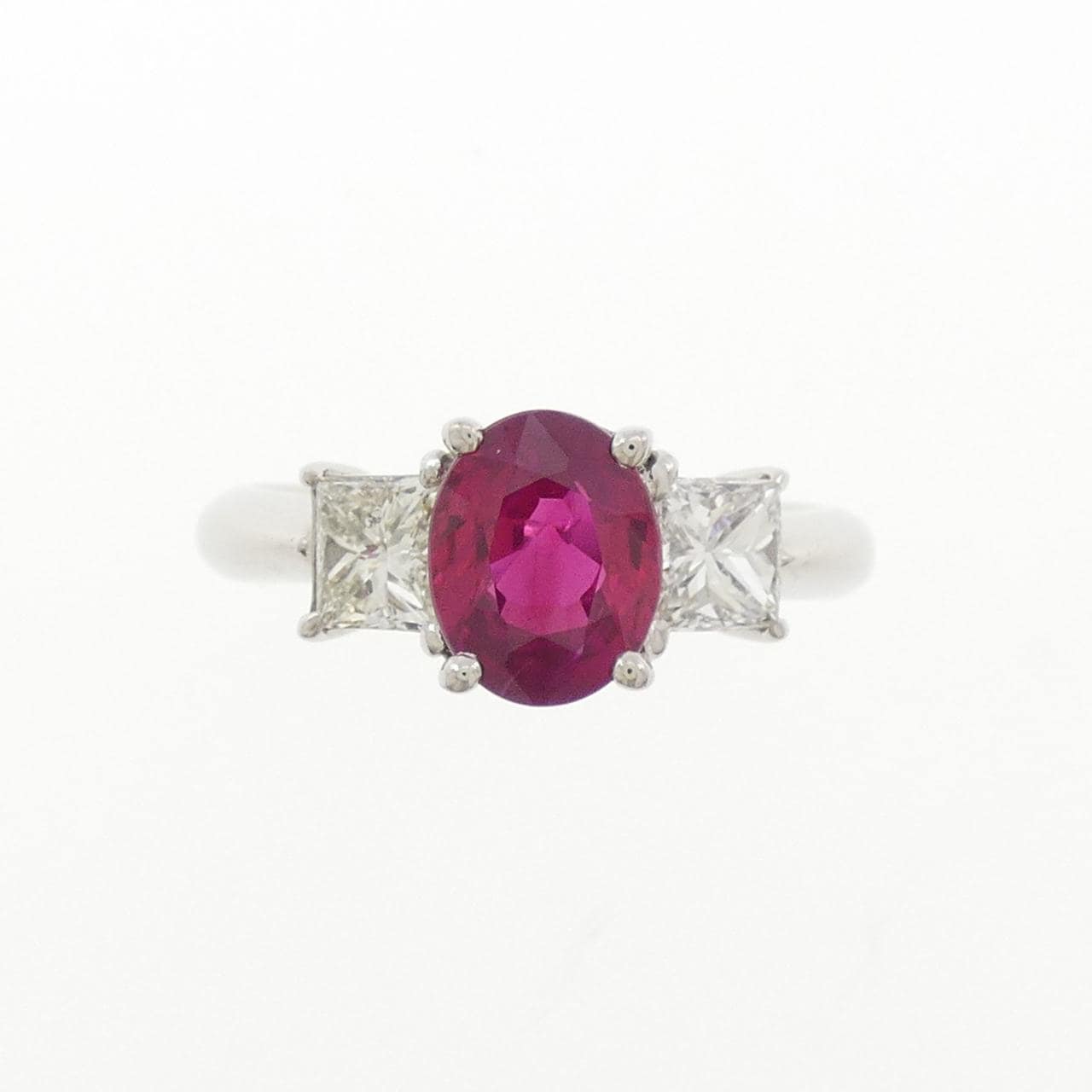 PT900 ルビー リング 1.31CT ビルマ産