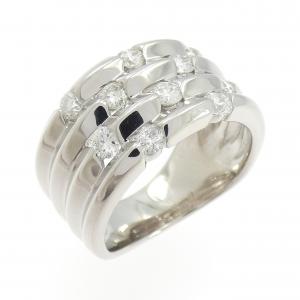 K18WG ダイヤモンド リング 0.70CT