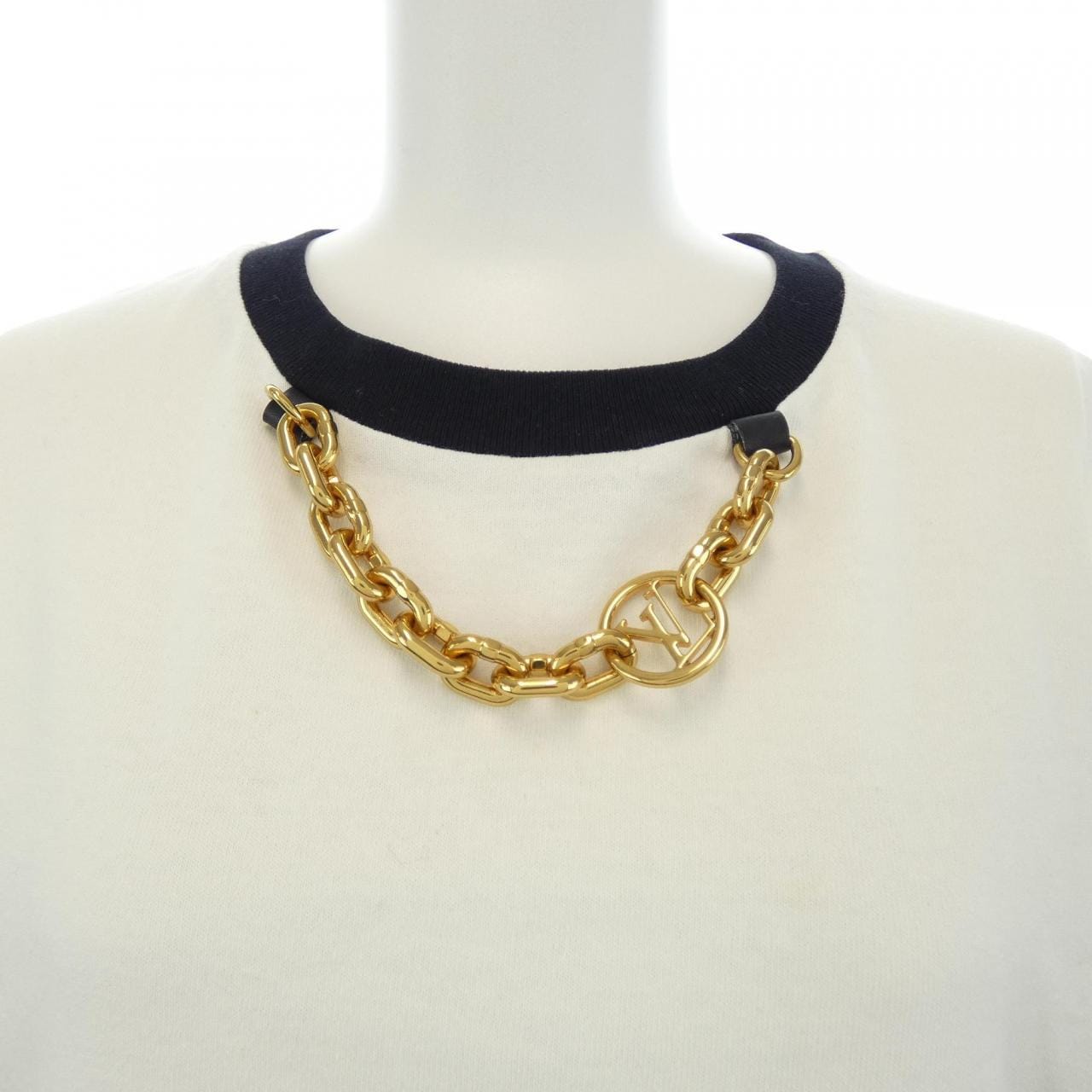 ルイヴィトン LOUIS VUITTON コントラストトリムTシャツ FPTS37OB0 Tシャツ